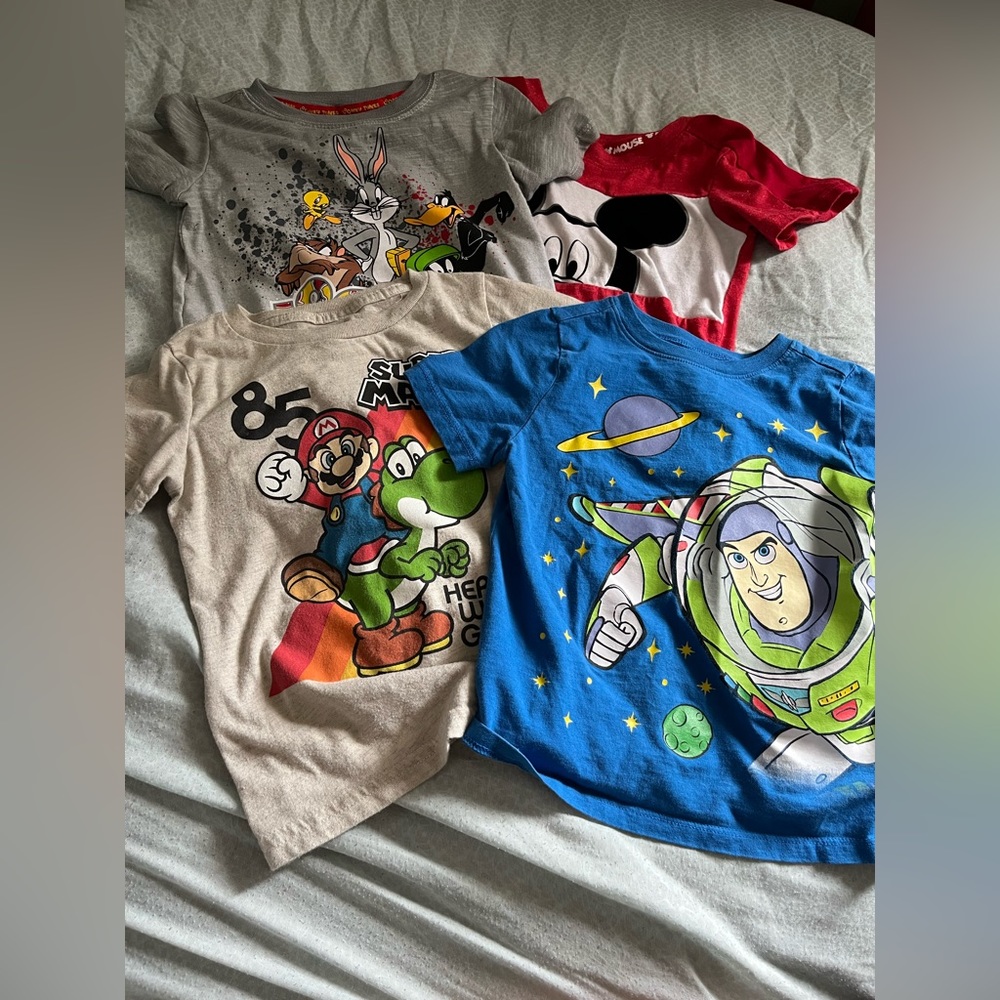 Toddler character tees bundle
